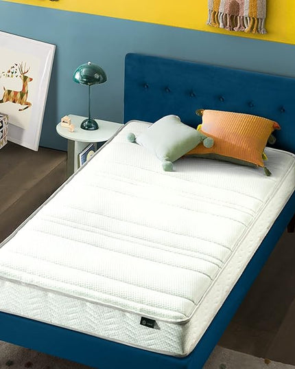 ZINUS 6 Inch Foam and Spring Mattress, Twin, CertiPUR-US Certified Foams, Mattress in A Box, White - LeafyLoom