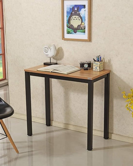 Need Small Computer Desk 31-1/2'' Sturdy and Heavy Duty Writing Desk for Small Spaces and Small Desk Study Table Laptop Desk- AC3BB-80-40 - LeafyLoom