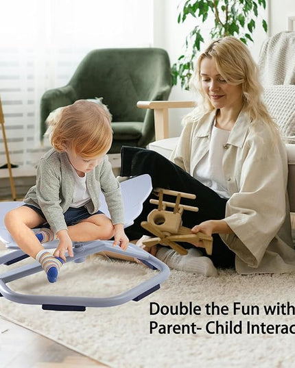 Autism Kids Swivel Chair, Spinning Chair for Kids Sensory, Kids Swivel Chair Sensory, Sensory Toy Chair, Carousel Spin Sensory Chair, Training Body Coordination (Gray) - LeafyLoom