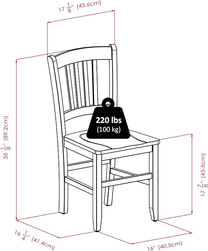 Winsome Madison Seating, Walnut Medium - LeafyLoom
