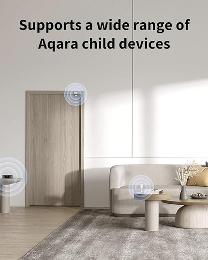 Aqara Smart Hub M2 (2.4 GHz Wi-Fi Required), Smart Home Bridge for Alarm System, IR Remote Control, Home Automation, Supports Alexa, Google Assistant, Apple HomeKit and IFTTT Aqara