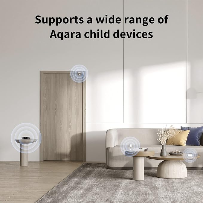 Aqara Smart Hub M2 (2.4 GHz Wi-Fi Required), Smart Home Bridge for Alarm System, IR Remote Control, Home Automation, Supports Alexa, Google Assistant, Apple HomeKit and IFTTT Aqara