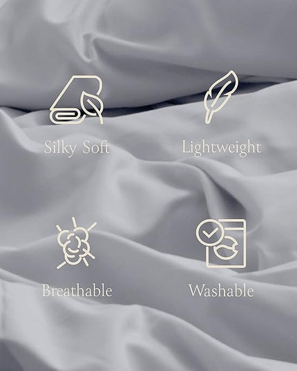 BELADOR Silky Soft Twin XL Sheet Set - Luxury Bed Sheets for Twin XL Size Bed, Secure-Fit Deep Pocket Sheets with Elastic, Breathable Hotel Sheets and Pillowcase Set, Wrinkle Free Oeko-Tex Sheets - LeafyLoom