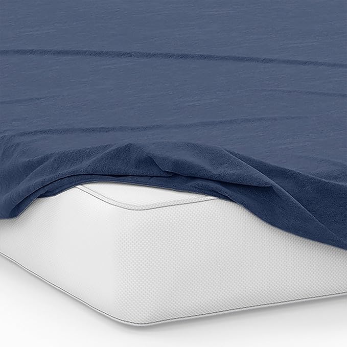Northwest Ashford Home Essentials Bedding, 4 Piece King Size Sheet Set, Estate Blue - LeafyLoom