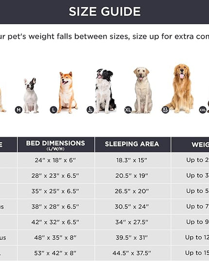 Bedsure Orthopedic Dog Bed for Large Dogs - Big Washable Calming Dog Sofa Beds Large, Supportive Foam Pet Couch Bed with Removable Washable Cover, Waterproof Lining and Nonskid Bottom, Misty Grey BEDSURE