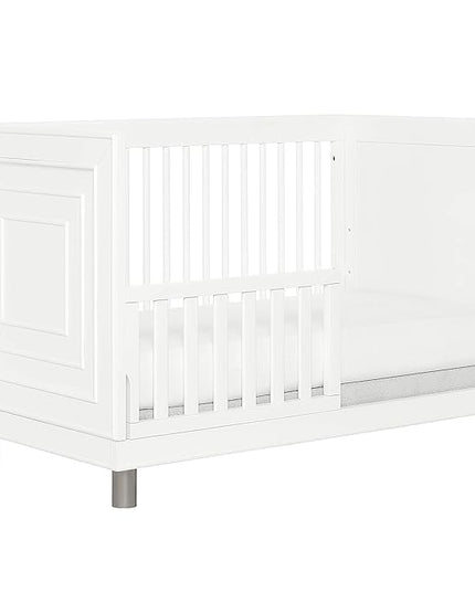 Evolur Loft Art Deco Convertible Crib Toddler Guard Rai - LeafyLoom