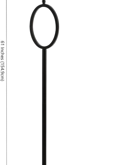 JONATHAN Y JYL1089B April 61" Metal Modern Contemporary LED Floor Lamp, Modern, Contemporary, Glam, Traditional, Office, Living Room, Family Room, Dining Room, Bedroom, Foyer, Oil Rubbed Bronze - LeafyLoom