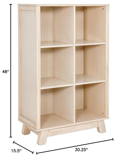 Babyletto Hudson Cubby Bookcase in Washed Natural - LeafyLoom