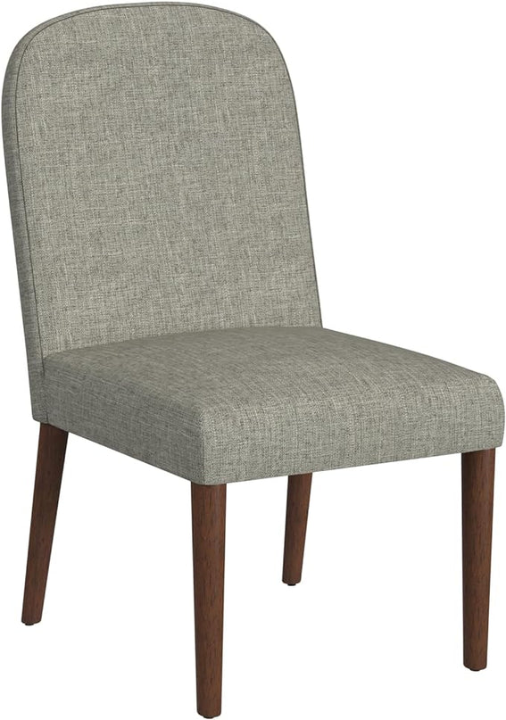 HomePop Classic Parsons Dining Chairs, Gray Woven (Single Pack) - LeafyLoom