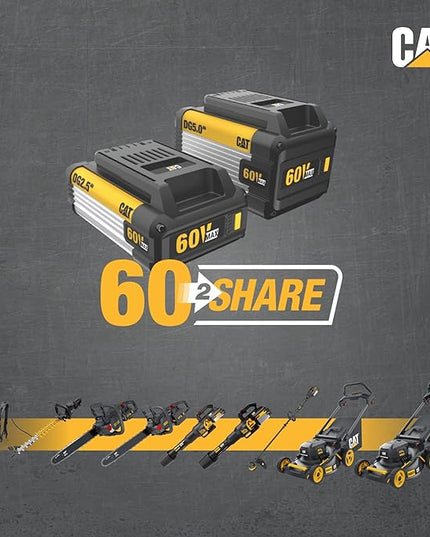 Cat DG650 60V 700 CFM 135 MPH Leaf Blower Cordless with Battery and Charger,Adjustable Speed Blowers for Lawn Care,Lightweight Cordless Leaf Blower with Variable Air Control Battery&Charger Include - LeafyLoom