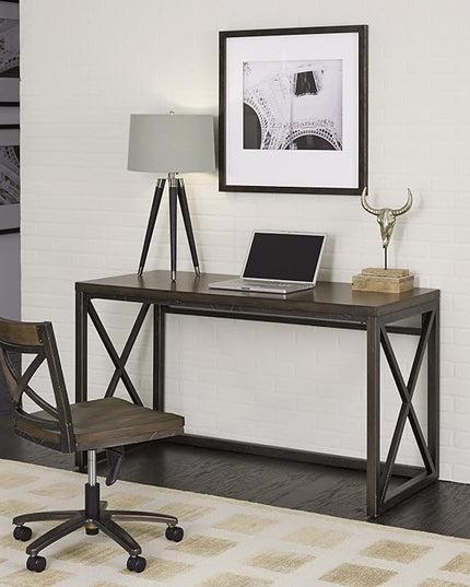 Xcel Cinnamon Finish Office Desk by Home Styles - LeafyLoom