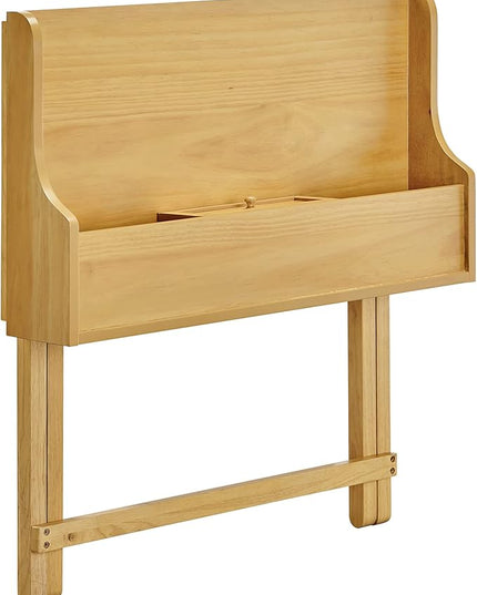 Linon Mable Folding Desk, Natural - LeafyLoom