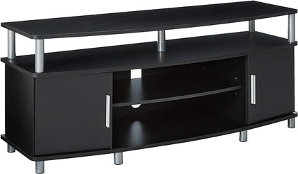 Ameriwood Home Carson TV Stand for TVs up to 50", Black - LeafyLoom