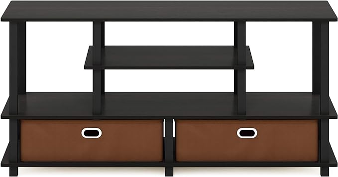 Furinno JAYA TV Stand for up to 50-Inch TV, 55 Inch - LeafyLoom