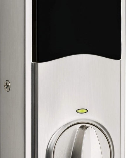Kwikset 914 Traditional Keypad SmartCode Electronic Deadbolt Smart Lock featuring SmartKey Security and ZigBee 3.0 Technology in Satin Nickel, Large, 914TRL ZB 3.0 15 Kwikset