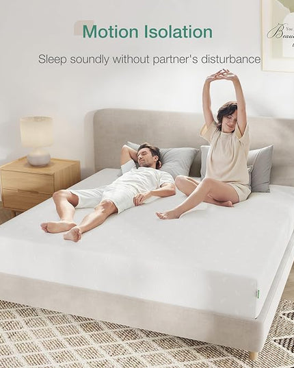 Novilla Queen Mattress, 12 Inch Queen Memory Foam Mattress for Supportive & Pressure Relief, Removable Washable Mattress Cover,CertiPUR-US Certified Mattress Queen, Firm - LeafyLoom