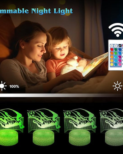 Soccer Night Light,Soccer Gifts for Kid,3D Soccer Lamp,Kids Bedside Lamp,16 Color Change Decor Lamp with Remote & Smart Touch, Gifts for Christmas Birthday Boys Men Girls - LeafyLoom