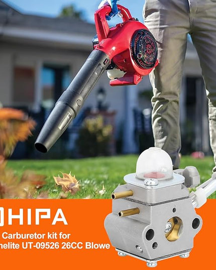 Hipa 26B 26CC Carburetor Compatible with Homelite 26B Blower UT09526 Carburetor Homelite Replace 308054114 308054075 Leaf Blower - LeafyLoom