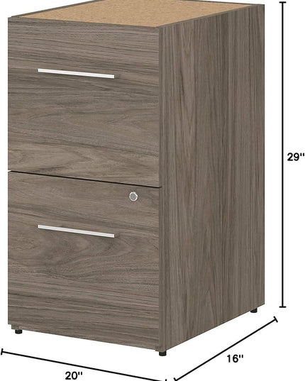 Bush OFF216MHSU Westfield 24W Storage Cabinet, Hansen Cherry - LeafyLoom