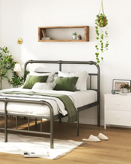 BOLUO White Nightstands Set of 2, 2 Drawer Dresser for Bedroom Night Stand Small Dresser End Table with Drawers Modern - LeafyLoom