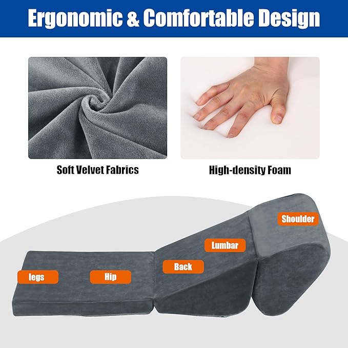 Adjustable Japanese Floor Chair, Multifunctional Legless Chair Floor Pillow Meditation Cushion, Padded Folding Sofa Chair, Portable Floor Seat for Adults & Kids - LeafyLoom