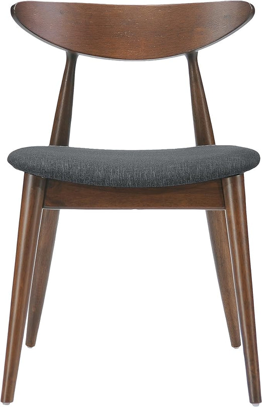 Christopher Knight Home Barron Fabric Dining Chairs, 2-Pcs Set, Charcoal - LeafyLoom