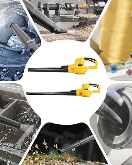 Cordless Leaf Blower Compatible for Dewalt 20V Max Battery(𝐁𝐚𝐭𝐭𝐞𝐫𝐲 & 𝐂𝐡𝐚𝐫𝐠𝐞𝐫 𝐍𝐨𝐭 𝐈𝐧𝐜𝐥𝐮𝐝𝐞𝐝), Electric Handheld Lightweight Leaf Blower for Lawn Care & Yard Cleaning - LeafyLoom
