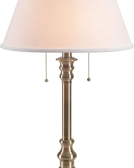 Kenroy Home 30437AB Spyglass Table Lamps, Large, Antique Brass - LeafyLoom