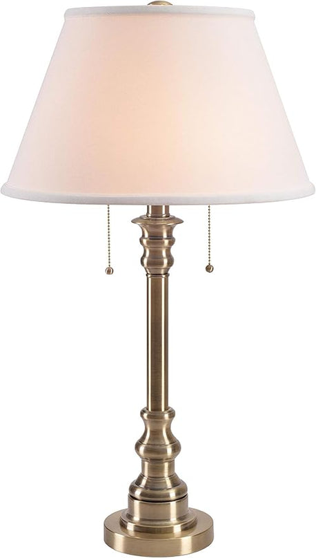 Kenroy Home 30437AB Spyglass Table Lamps, Large, Antique Brass - LeafyLoom
