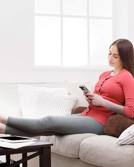 Clara Clark Reading Pillow, Standard Back Pillow for Sitting Up in Bed, Memory Foam Back Support Pillow, Reading Pillows for Sitting in Bed, Chocolate Brown Sit Up Pillow, Arm Pillow with Pockets - LeafyLoom