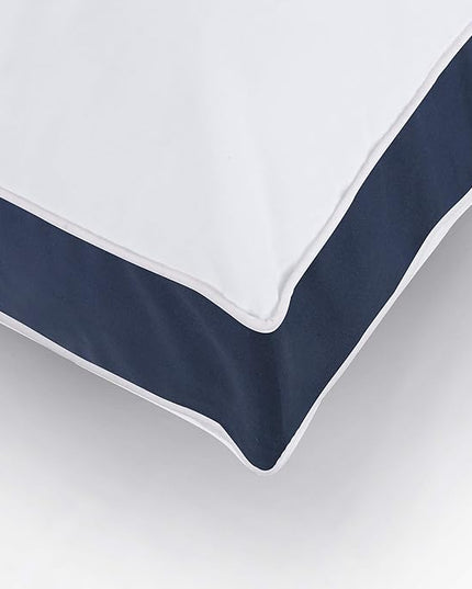 Utopia Bedding Bed Pillows for Sleeping King Size (Navy), Set of 2, Cooling Hotel Quality, Gusseted Pillow for Back, Stomach or Side Sleepers - LeafyLoom
