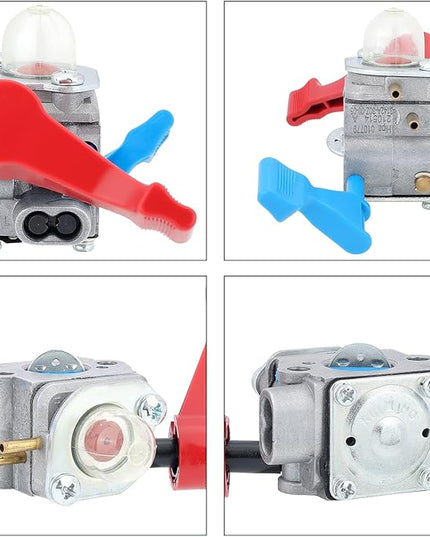 C1U-W12A Carburetor for Poulan FL1500 FL1500LE Leaf Blower C1U-W12B Gas Leaf Blower Carb Craftsman 952711486 530071629 with Filter Repower Kit Spark Plug - LeafyLoom