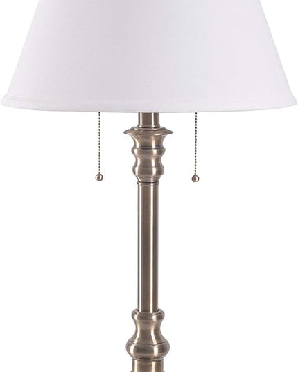 Kenroy Home 30437AB Spyglass Table Lamps, Large, Antique Brass - LeafyLoom