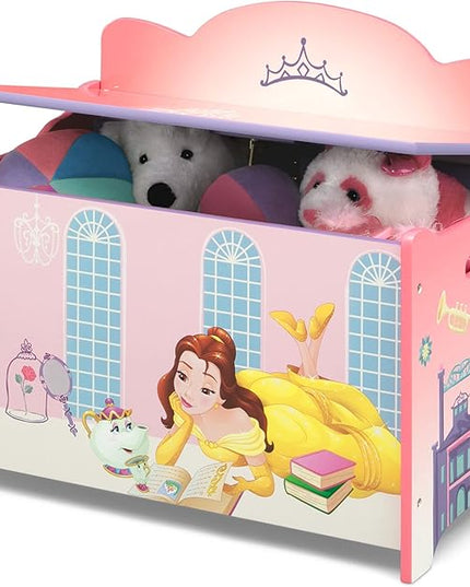Delta Children Deluxe Toy Box, Disney Princess - LeafyLoom