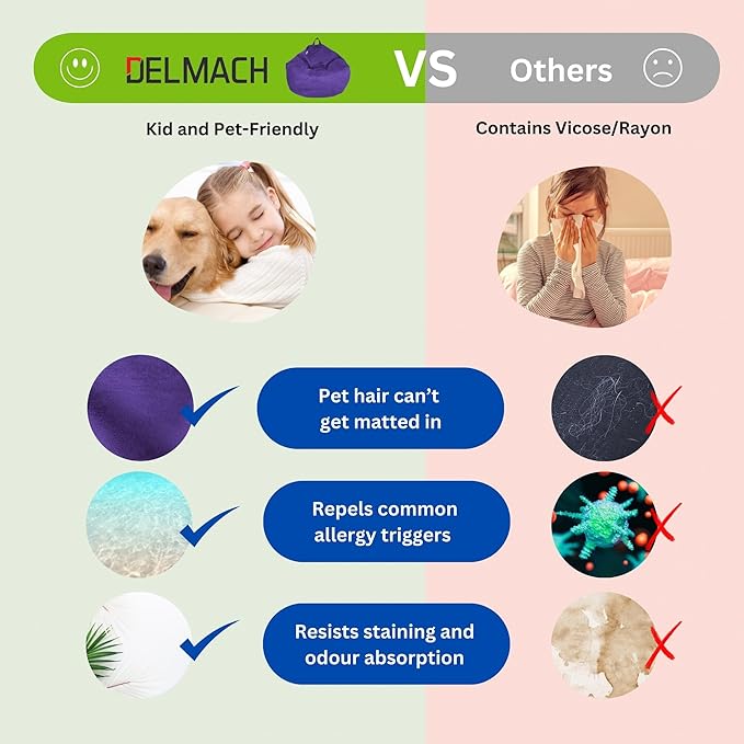 Bean Bag Chair Cover 3.5 ft (No Filler) | XL Stuffed Animal Storage | Double Stitched | Long Durable Zipper | Premium Microsuede… - LeafyLoom