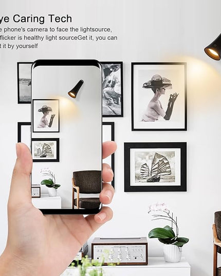 LED Desk Lamp, Cordless Rechargeable Table Lamp with 3 Brightness Levels, Dimmable, Removable Touch Lamp for Reading Bedroom Home Office Study (Black) - LeafyLoom