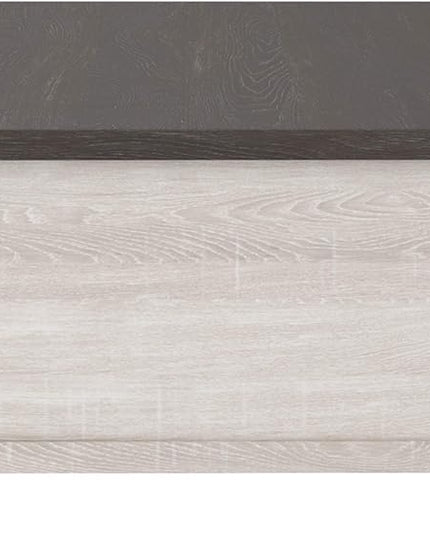Signature Design by Ashley Dorrinson Farmhouse Lift Top Coffee Table with Storage, Antique White & Brown - LeafyLoom