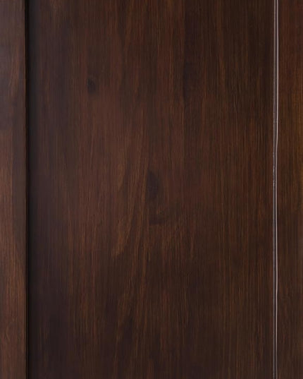 SIMPLIHOME Connaught SOLID WOOD 46 Inch Wide Traditional Tall Storage Cabinet in Dark Chestnut Brown, For the Living Room, Entryway and Family Room - LeafyLoom