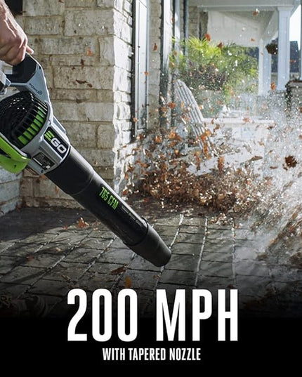 EGO Power+ LB7654 765 CFM Variable-Speed 56-Volt Lithium-ion Cordless Leaf Blower with Shoulder Strap, 5.0Ah Battery and Charger Included - LeafyLoom