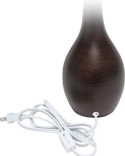Simple Designs LT3303-RBZ Tear Drop Table Lamp, Restoration Bronze - LeafyLoom