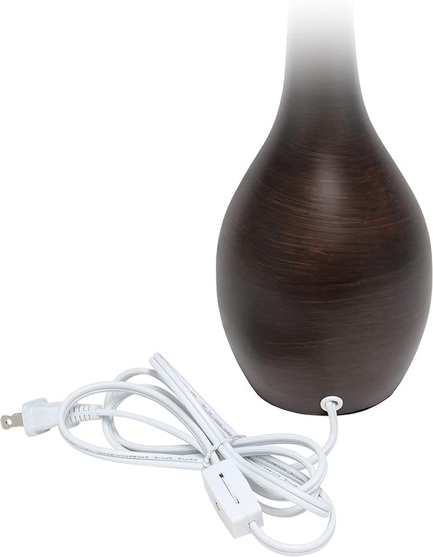 Simple Designs LT3303-RBZ Tear Drop Table Lamp, Restoration Bronze - LeafyLoom