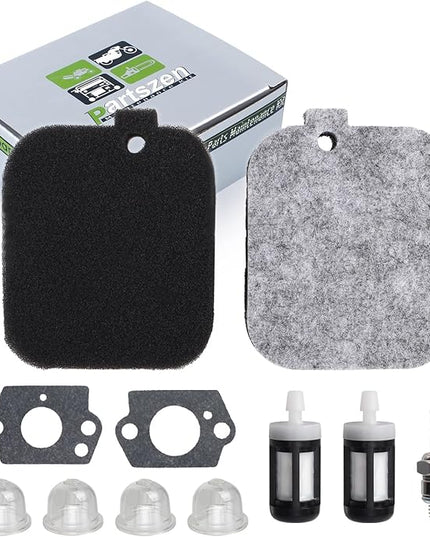 4229 120 1800 Air Filter for Stihl BG45 BG46 BG55 BG65 BG85 SH55 SH85 BR45C Blower with Fuel Filter Spark Plug Primer Bulb Tune Up Kit, 2 Pcs - LeafyLoom