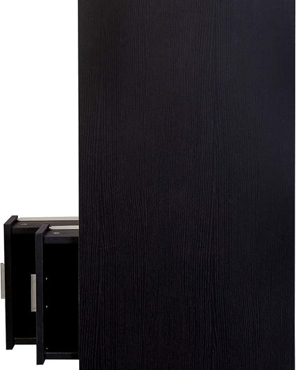 OneSpace Adina 2 Drawers Writing Desk, Black - LeafyLoom
