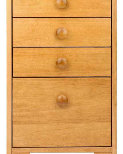 Winsome Studio File Cabinet, Honey - LeafyLoom
