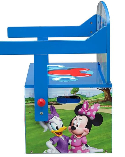 Delta Children Kids Convertible Activity Bench - Greenguard Gold Certified, Disney Mickey Mouse - LeafyLoom