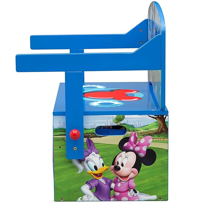 Delta Children Kids Convertible Activity Bench - Greenguard Gold Certified, Disney Mickey Mouse - LeafyLoom