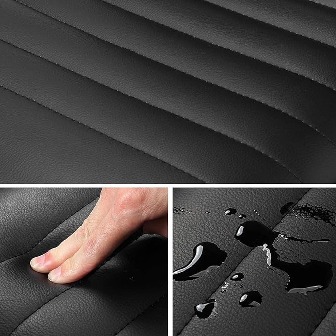 Yaheetech Adjustable Task Chair PU Leather Low Back Ribbed Armless Swivel Black Desk Chair Office Chair Wheels, Black - LeafyLoom