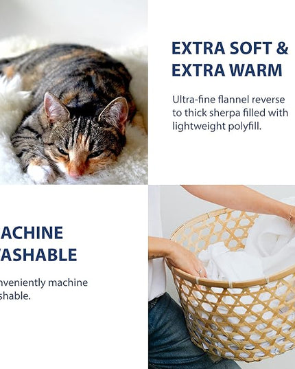 Cathay Home Bedding Sets: Ultra Soft and Plush Reversible Micromink and Sherpa 3-Piece Comforter Set, Camel, Queen (90" x 90") - LeafyLoom