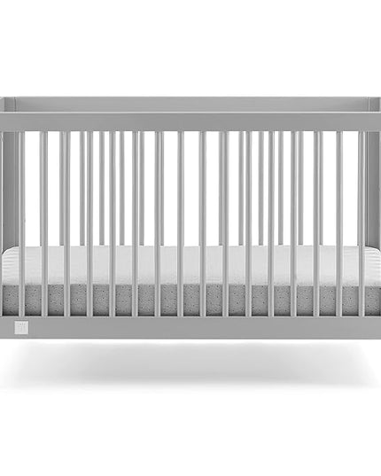 GAP babyGap Charlie 6-in-1 Convertible Crib - Greenguard Gold Certified, Grey - LeafyLoom