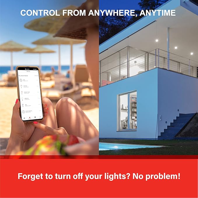 Sengled BR30 Smart Light Bulb, Updated FFS WiFi Led Flood Light Bulbs, Smart Bulbs That Works with Alexa, Google Assistant, E26 Daylight,60W Equivalent, 650LM, 2.4GHz WiFi Only, No Hub Required, 2Pack Sengled